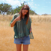 Dina Shirt - Women - CV Cotton Voile 100 - S061 Jade Green