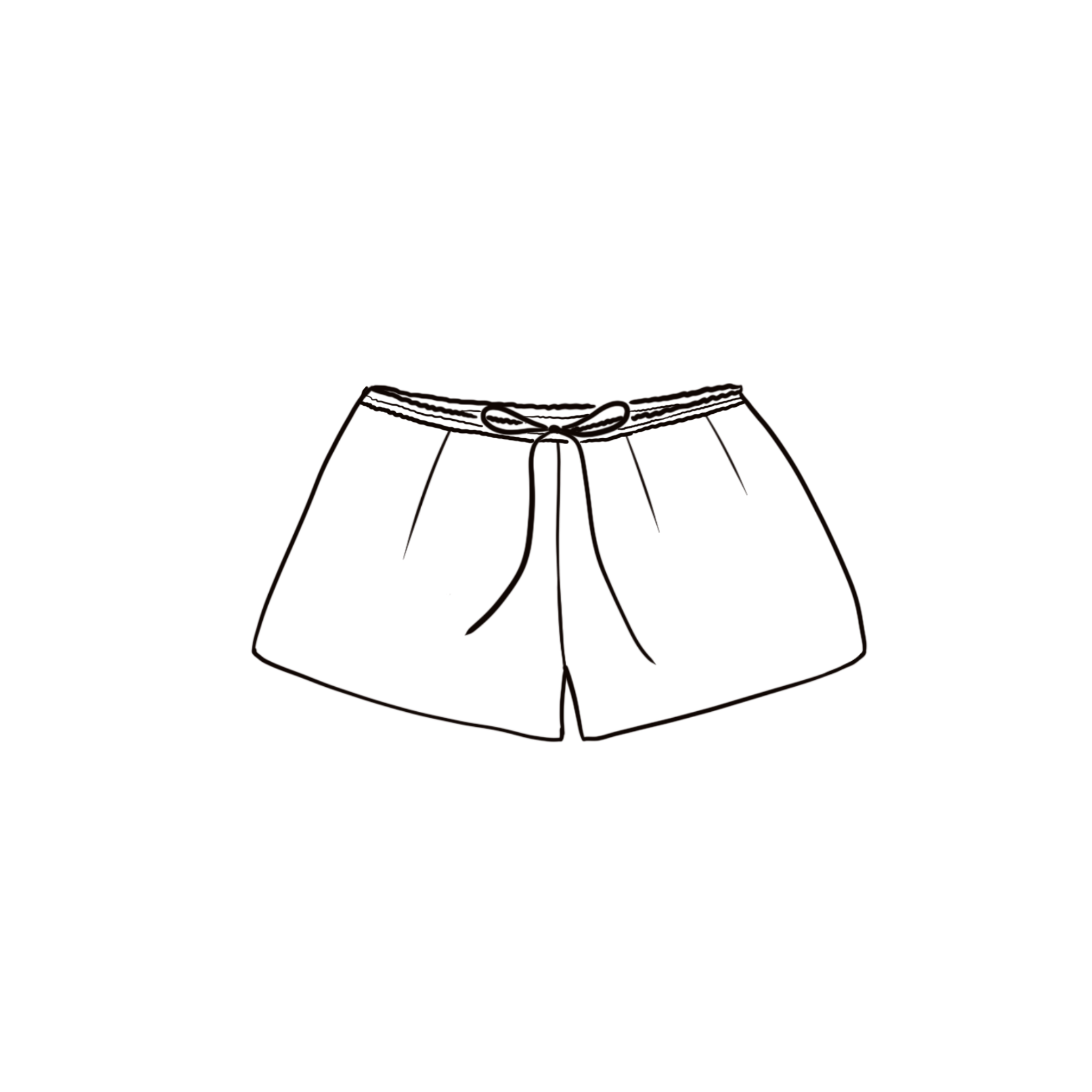 Dobby Short Pants - Women - CD Cotton Dobby - S000 Natural