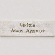 Embroidered Bracelet Ibiza Mon Amour - S000 Natural