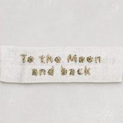 Embroidered Bracelet To the Moon and Back - S000 Natural