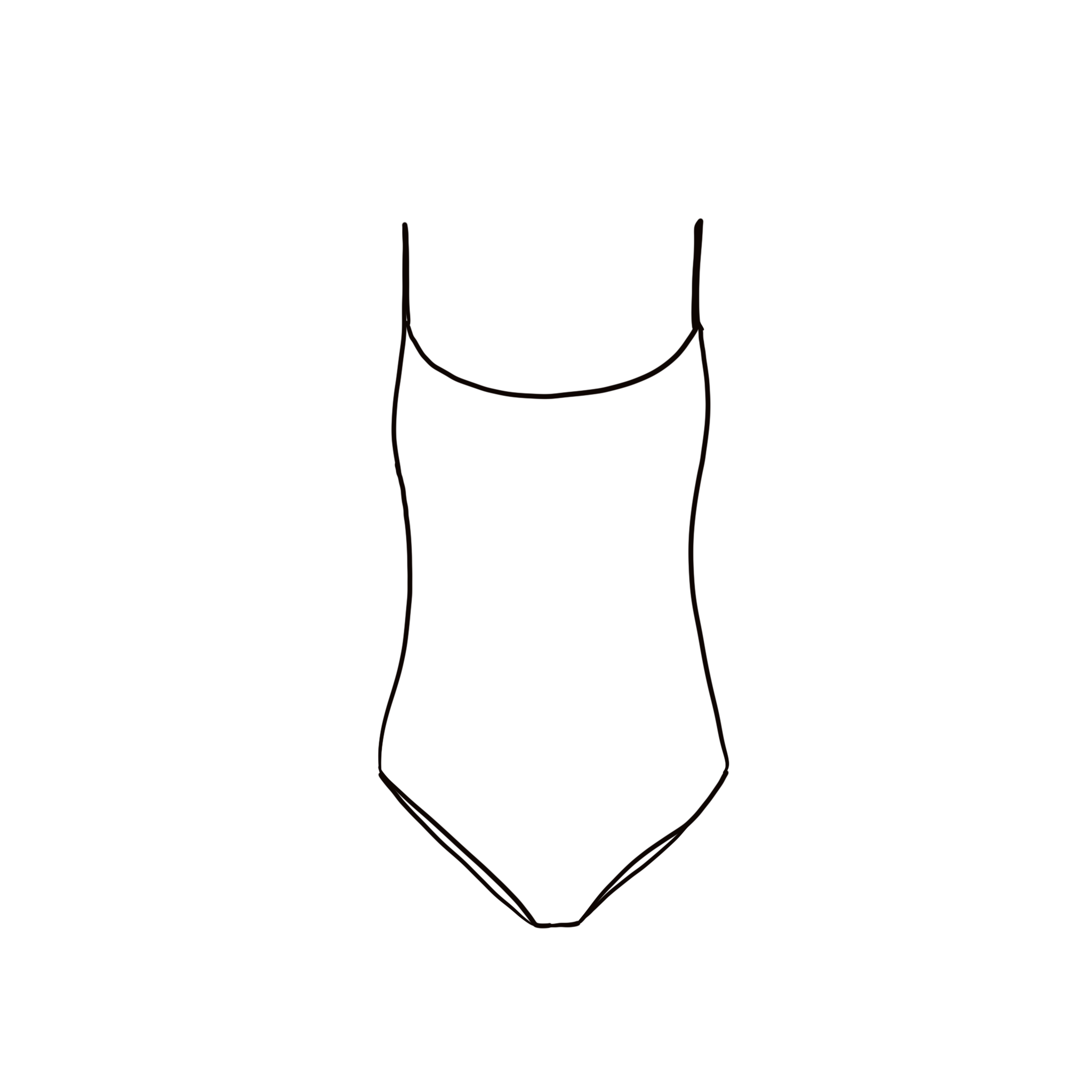 Emma One Piece Swimsuit - Women - SE Sensitive Elastane - S055 Aegean Blue