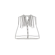 Erin Top - Women - CV Cotton Voile 100 - S055 Aegean Blue