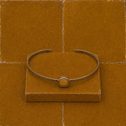 Faceted Stone Bracelet - Golden Jade