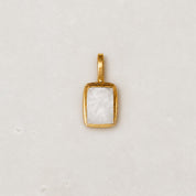Faceted Stone Pendant - Crystal Quartz