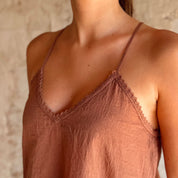 Giulia Short Dress - Women - CV Cotton Voile 90 - S060 Jaipur Pink