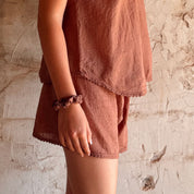 Giulia Short Pants - Women - CV Cotton Voile 90 - S060 Jaipur Pink