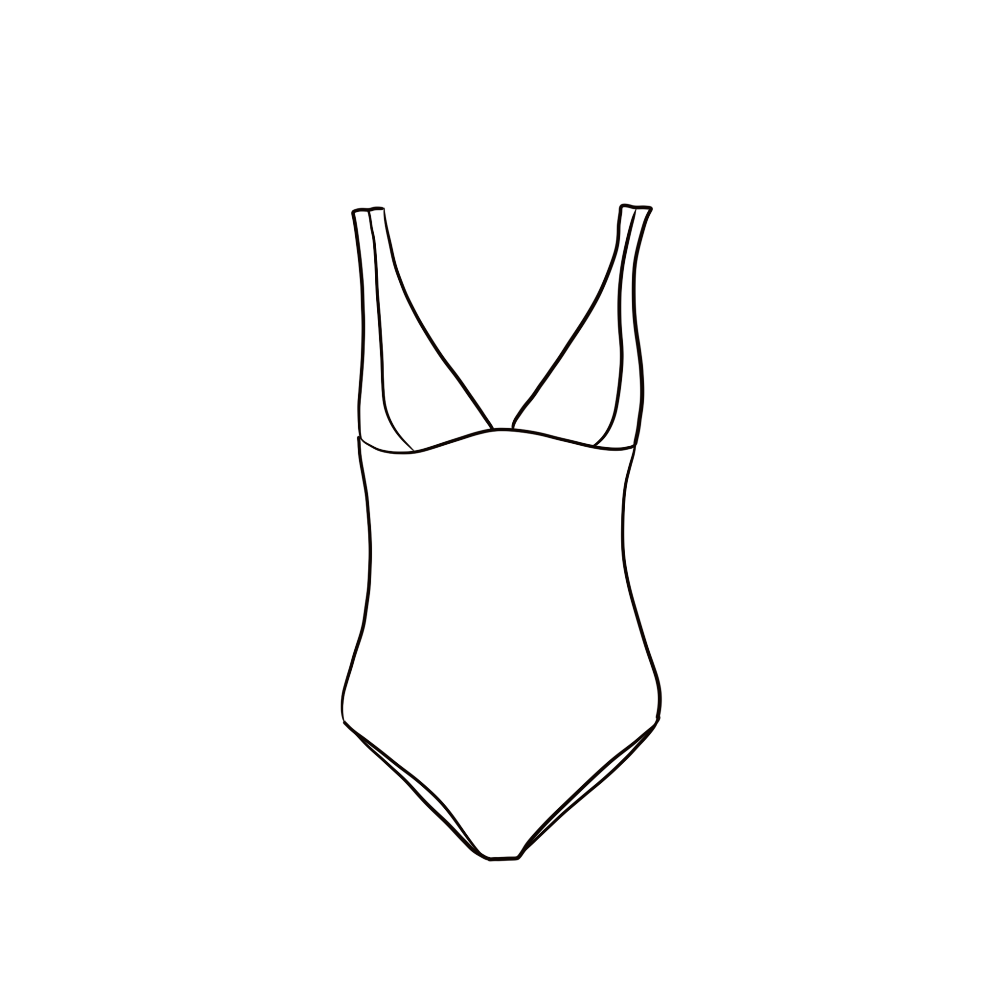 Greta One Piece Swimsuit - Women - SE Sensitive Elastane - S055 Aegean Blue
