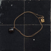 Heart Stone Bracelet - Smocky Quartz