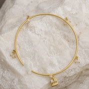 Joy Stones Bangle - Moonstone