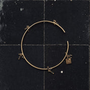 Joy Stones Bangle - Smocky Quartz