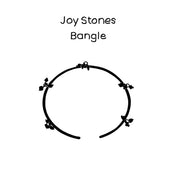 Joy Stones Bangle - Hessonite