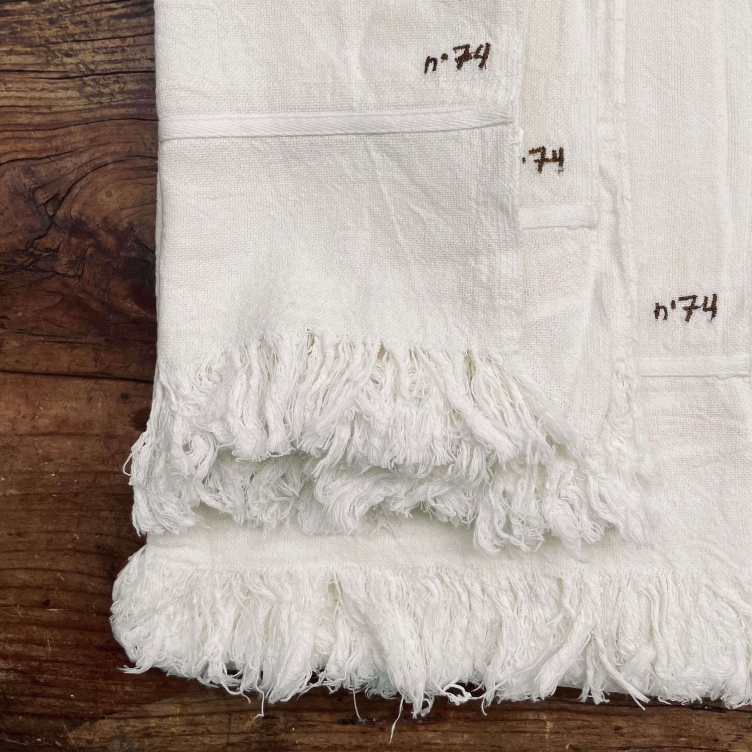 Khadi Towel - S001 White