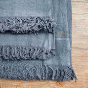 Khadi Towel - S055 Aegean Blue
