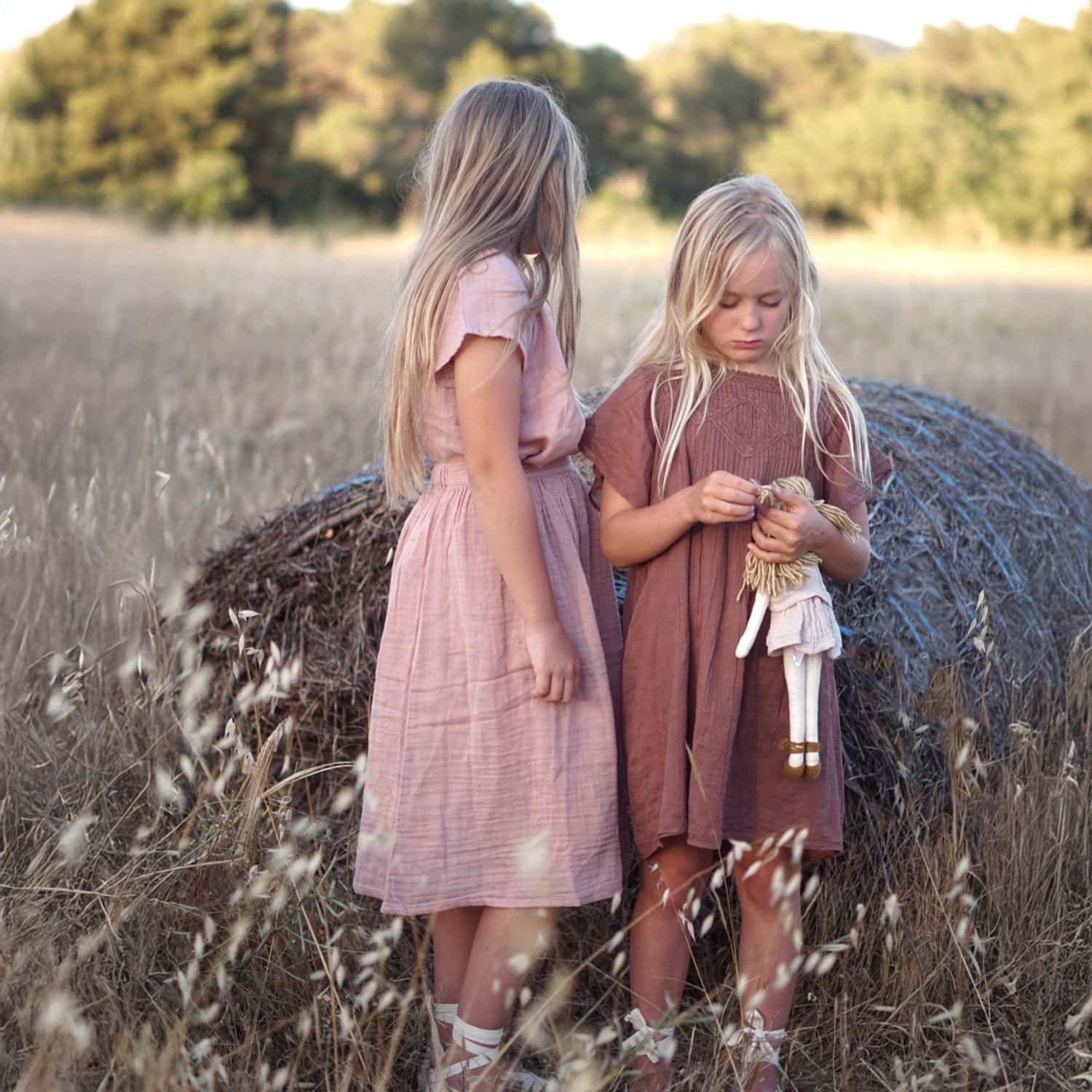 Lila Dress - Kids - CV Cotton Voile 100 - S060 Jaipur Pink