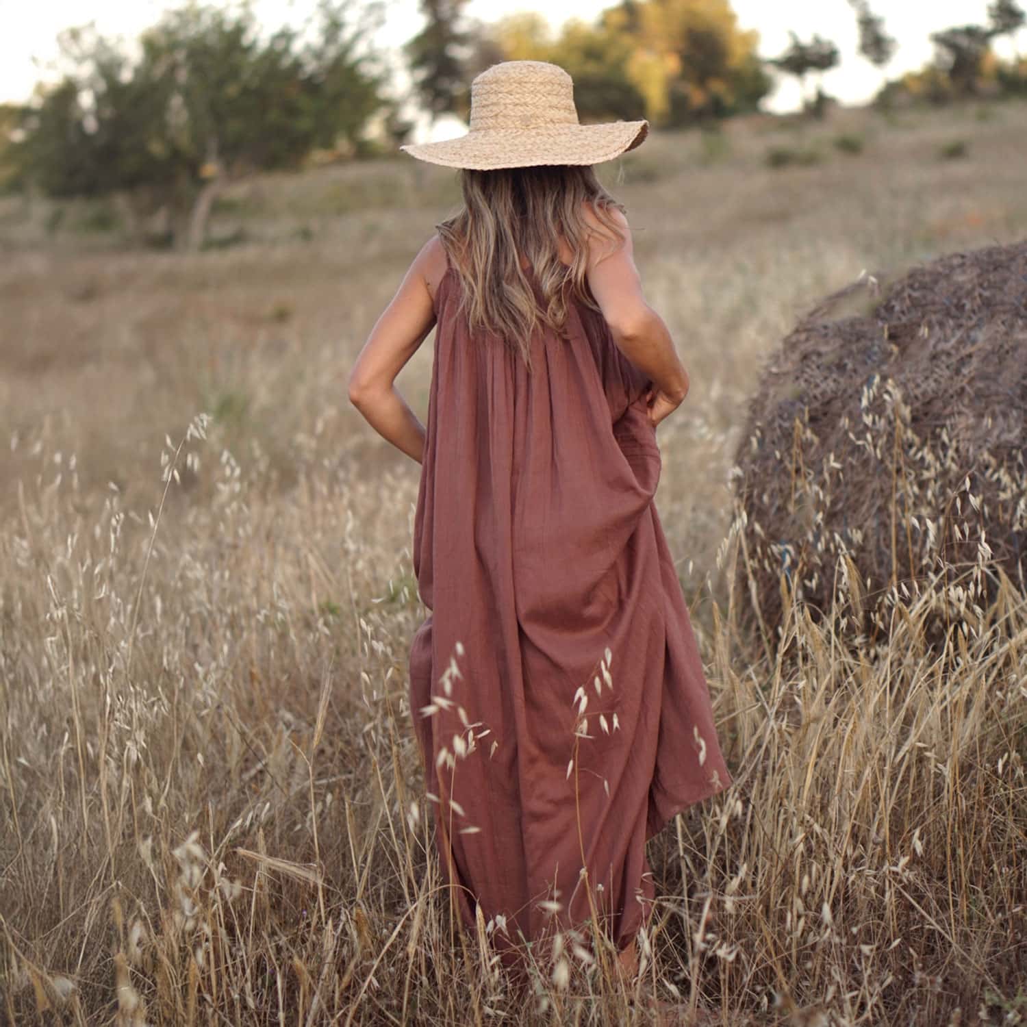 Lila Long Dress - Women - CV Cotton Voile 100 - S060 Jaipur Pink