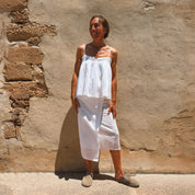 Lila Tank Top - Women - CV Cotton Voile 100 - S001 White