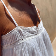 Lila Tank Top - Women - CV Cotton Voile 100 - S001 White