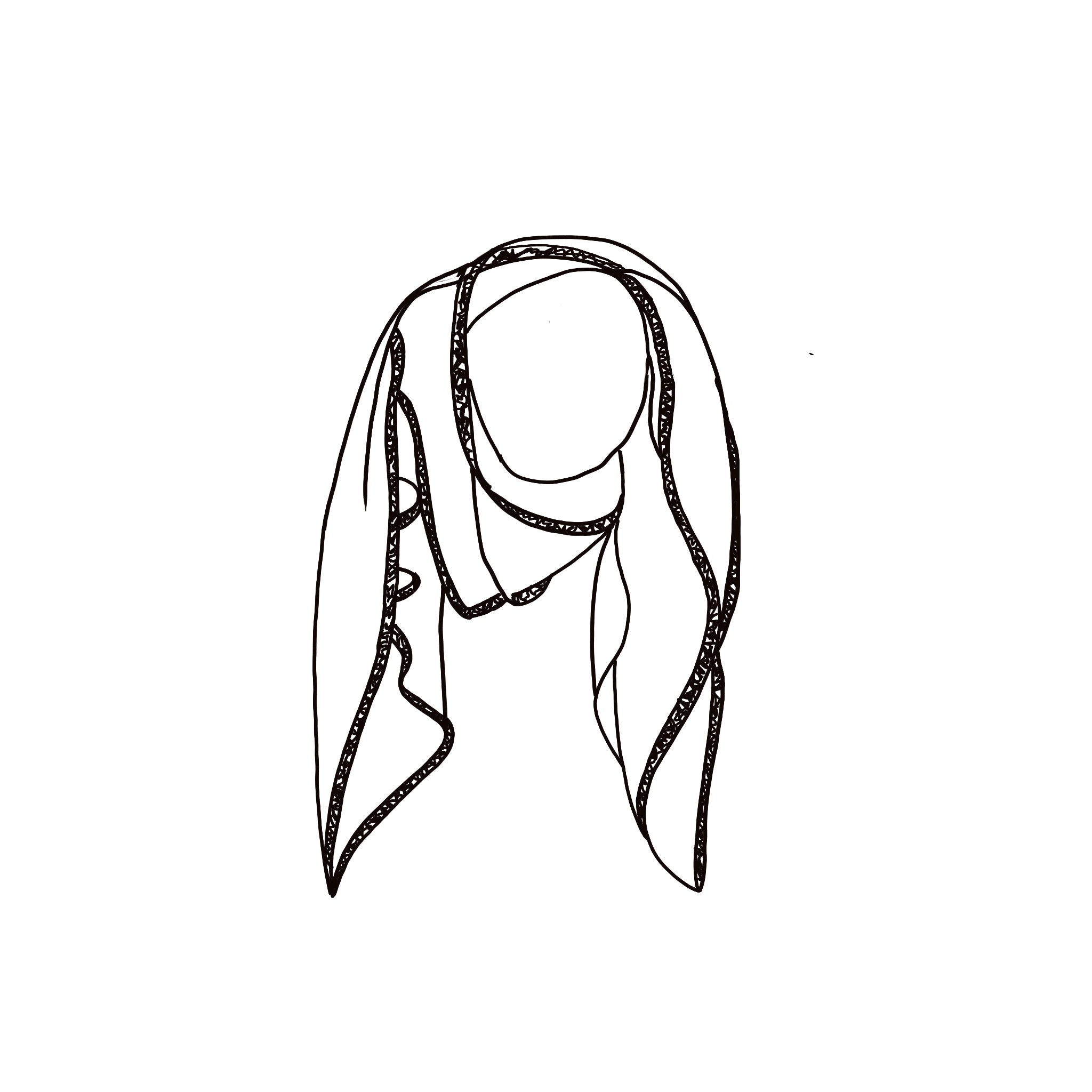 Lila Scarf - Women - CV Cotton Voile 80 - S001 White