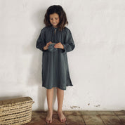 Lina Long Dress - Kids - DS Double Saloo - S032 Ice Blue