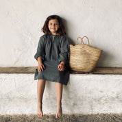 Lina Long Dress - Kids - DS Double Saloo - S032 Ice Blue