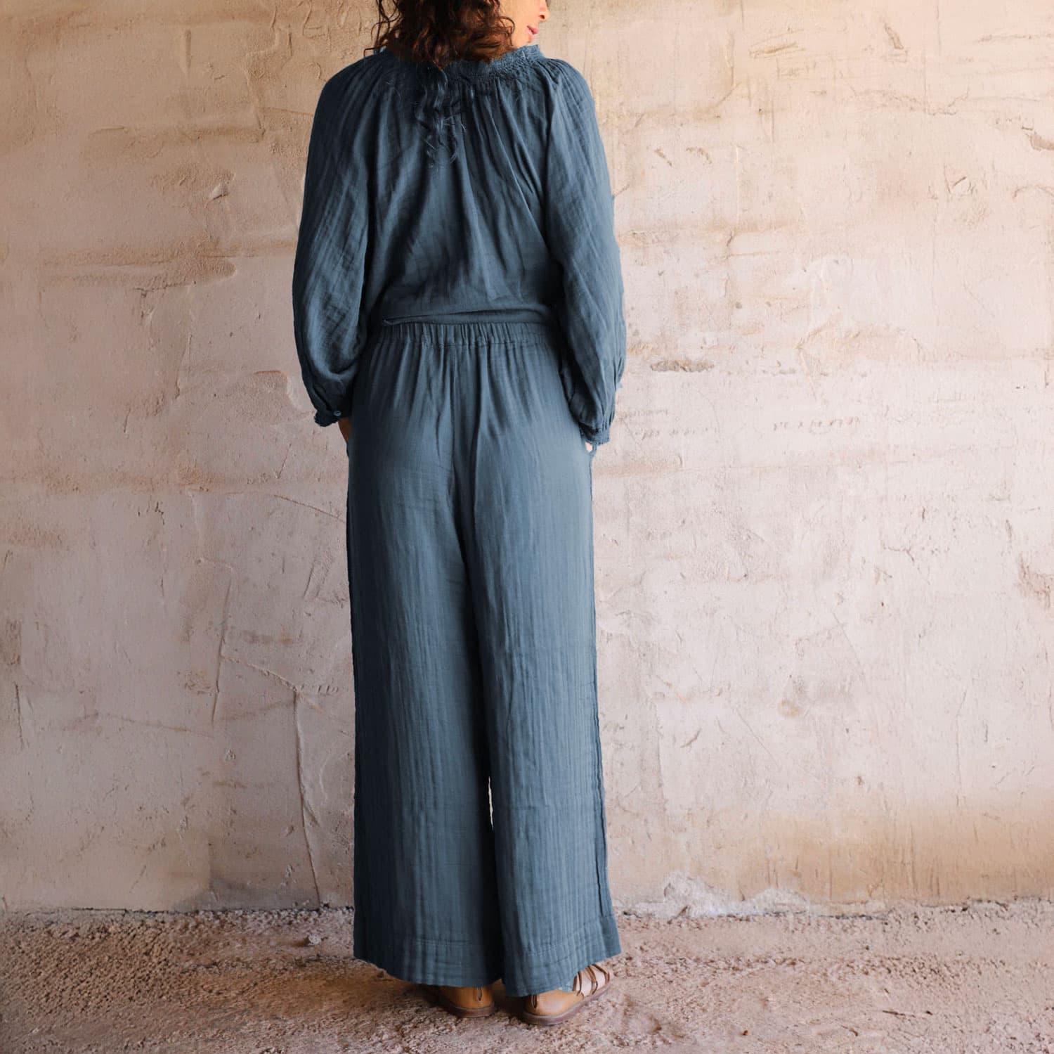 Maya Pants - Women - DS Double Saloo - S055 Aegean Blue