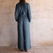 Maya Pants - Women - DS Double Saloo - S055 Aegean Blue