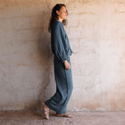 Maya Pants - Women - DS Double Saloo - S055 Aegean Blue