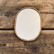 Mini Oval Mirror - BR Brass