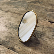 Mini Oval Mirror - BR Brass
