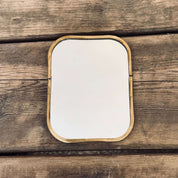Mini Rectangle Mirror - BR Brass