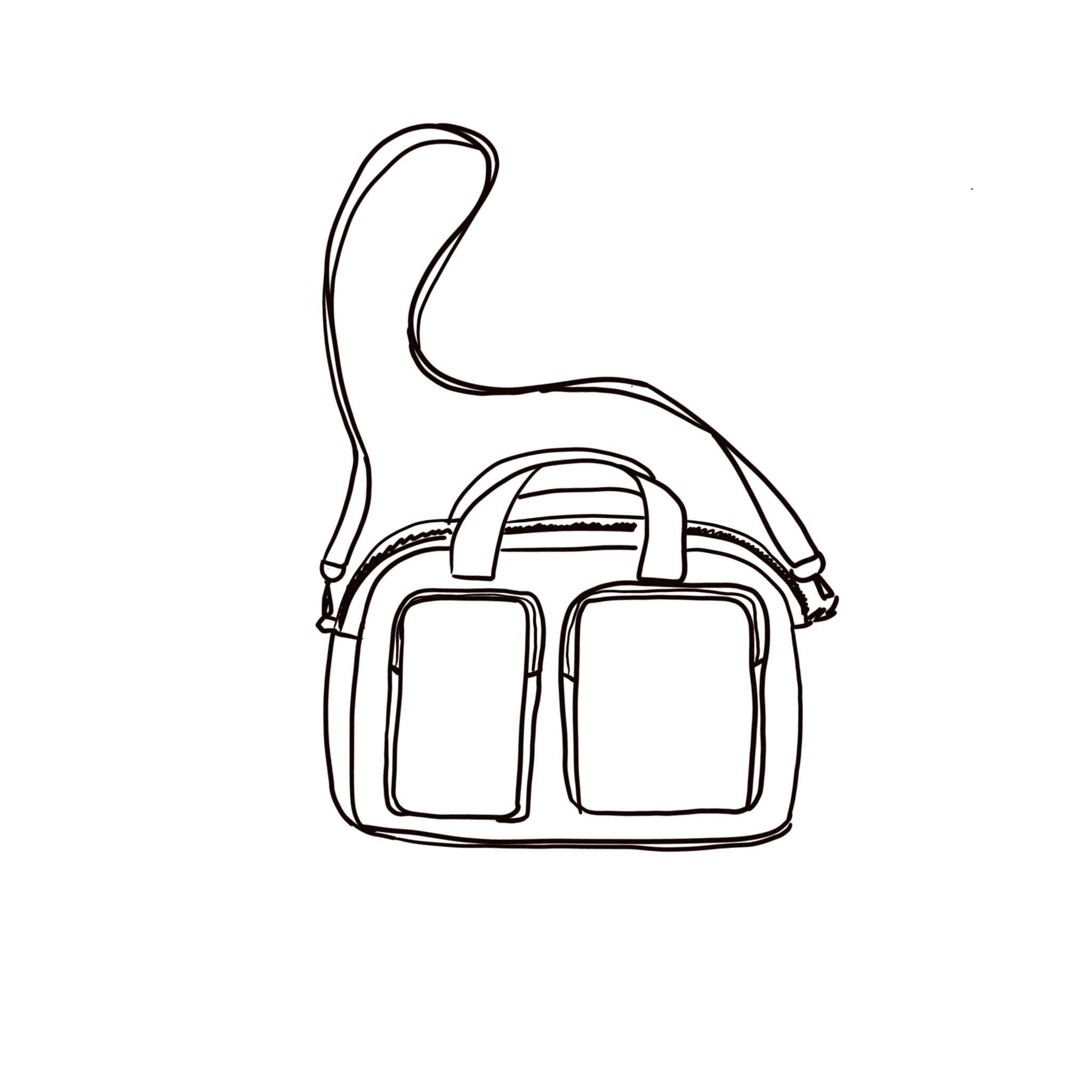 Elisa Mini Bag - CO Cotton Corduroy - S057 Coffee Bronze