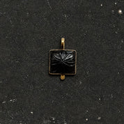 Nila Carved Stone Pendant - Smocky Quartz