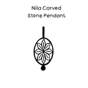 Nila Carved Stone Pendant - Crystal Quartz