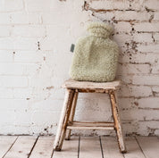 Sheepskin Hot Water Bottle - Oatmeal