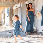 Sienna Long Dress - Women - DS Double Saloo - S055 Aegean Blue