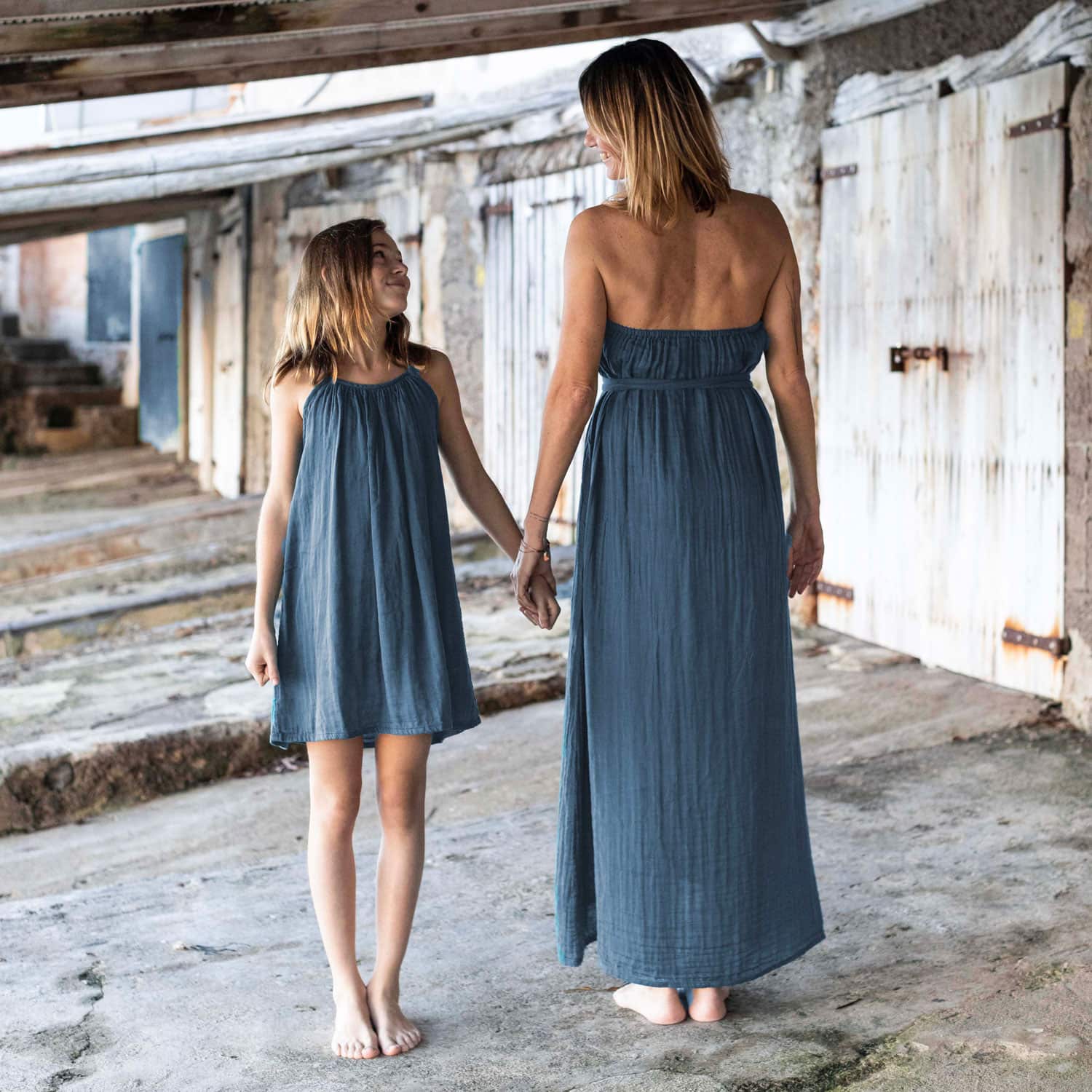 Sienna Long Dress - Women - DS Double Saloo - S055 Aegean Blue