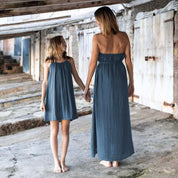 Sienna Long Dress - Women - DS Double Saloo - S055 Aegean Blue