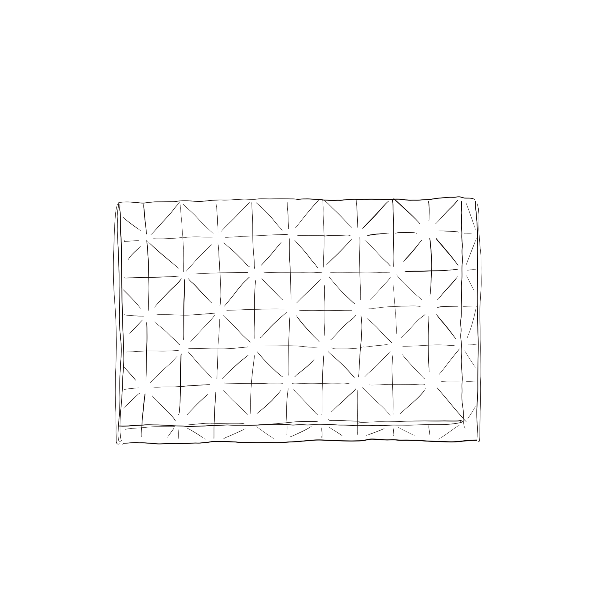 Akira Blanket - OQ Origami Quilt - S000 Natural