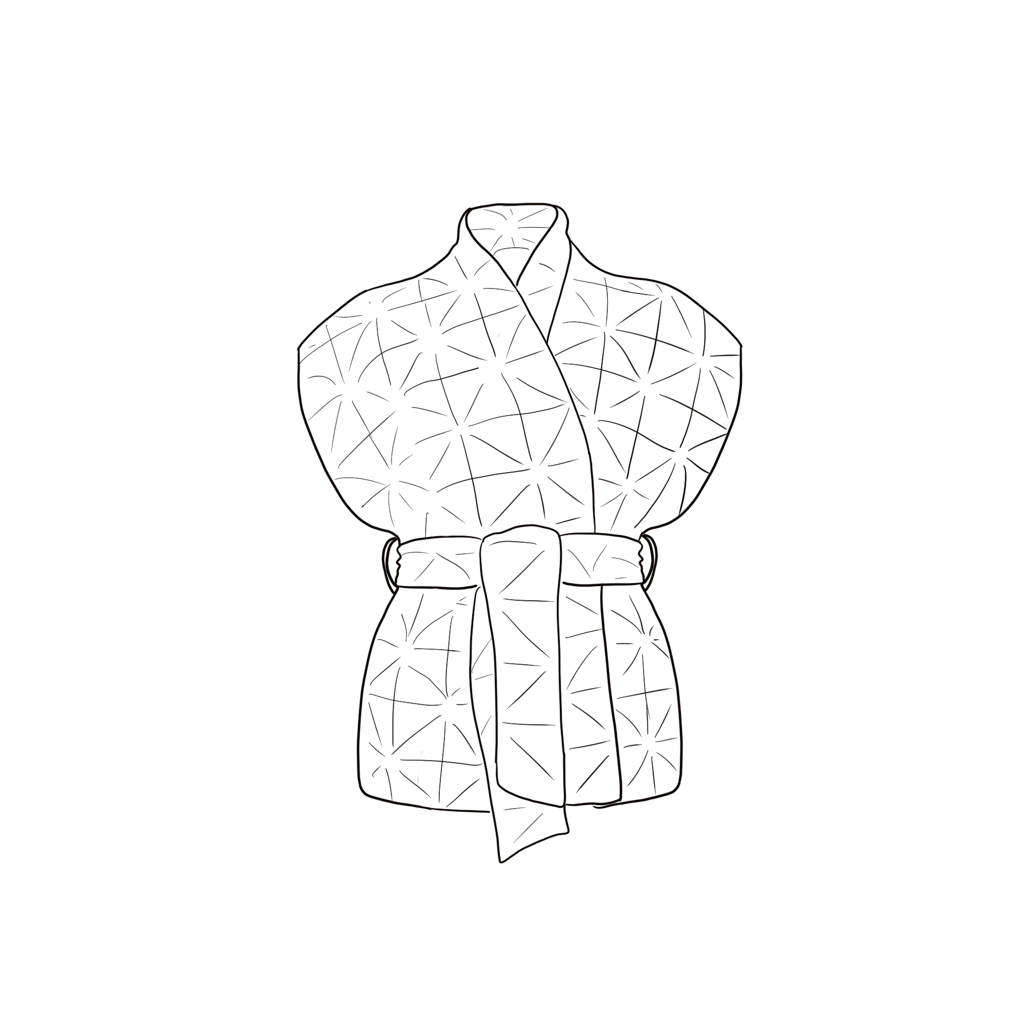 Akira Vest - Women  - OQ Origami Quilt - S050 Antique Bronze