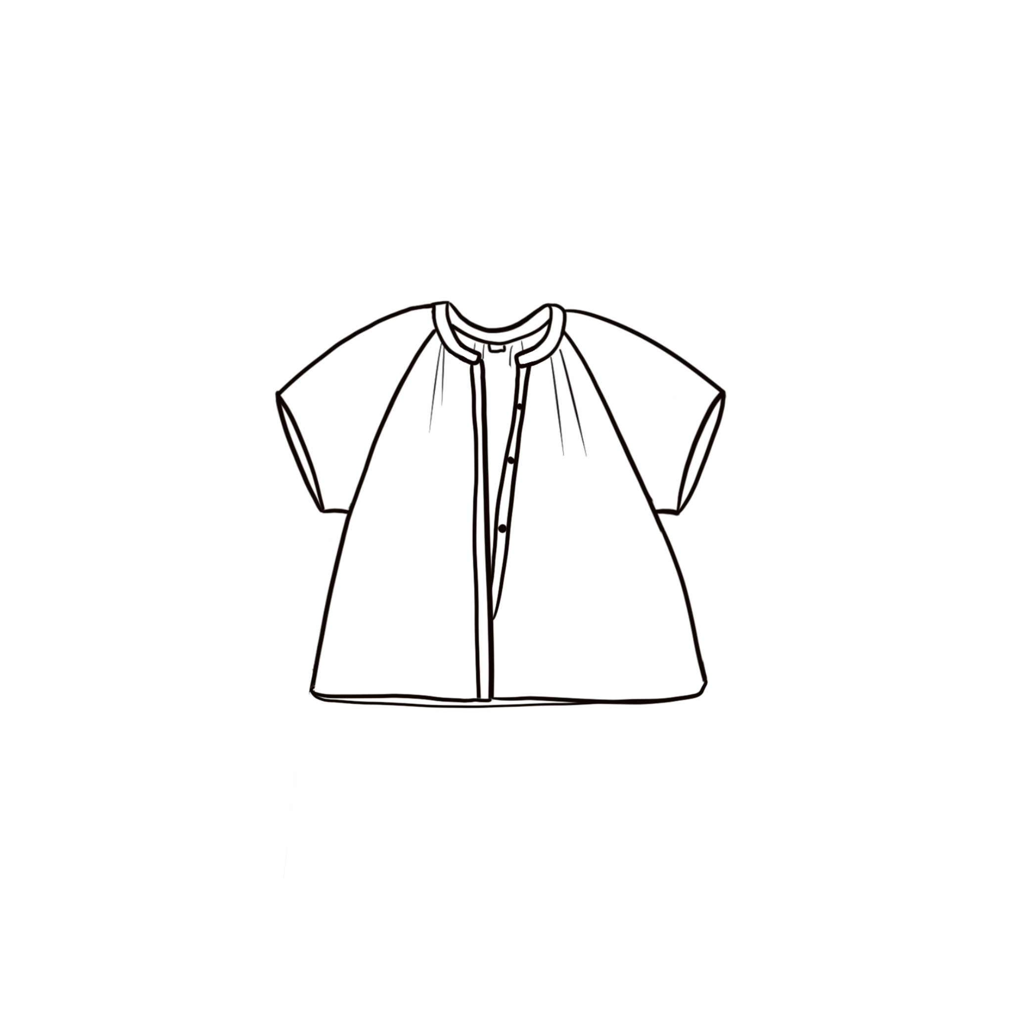 Alessandra Shirt - Women - SS Simple Saloo - S042 Baobab Rose