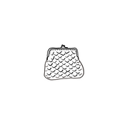 Colette Coins Purse - RY Rayon - S045 Stone Grey