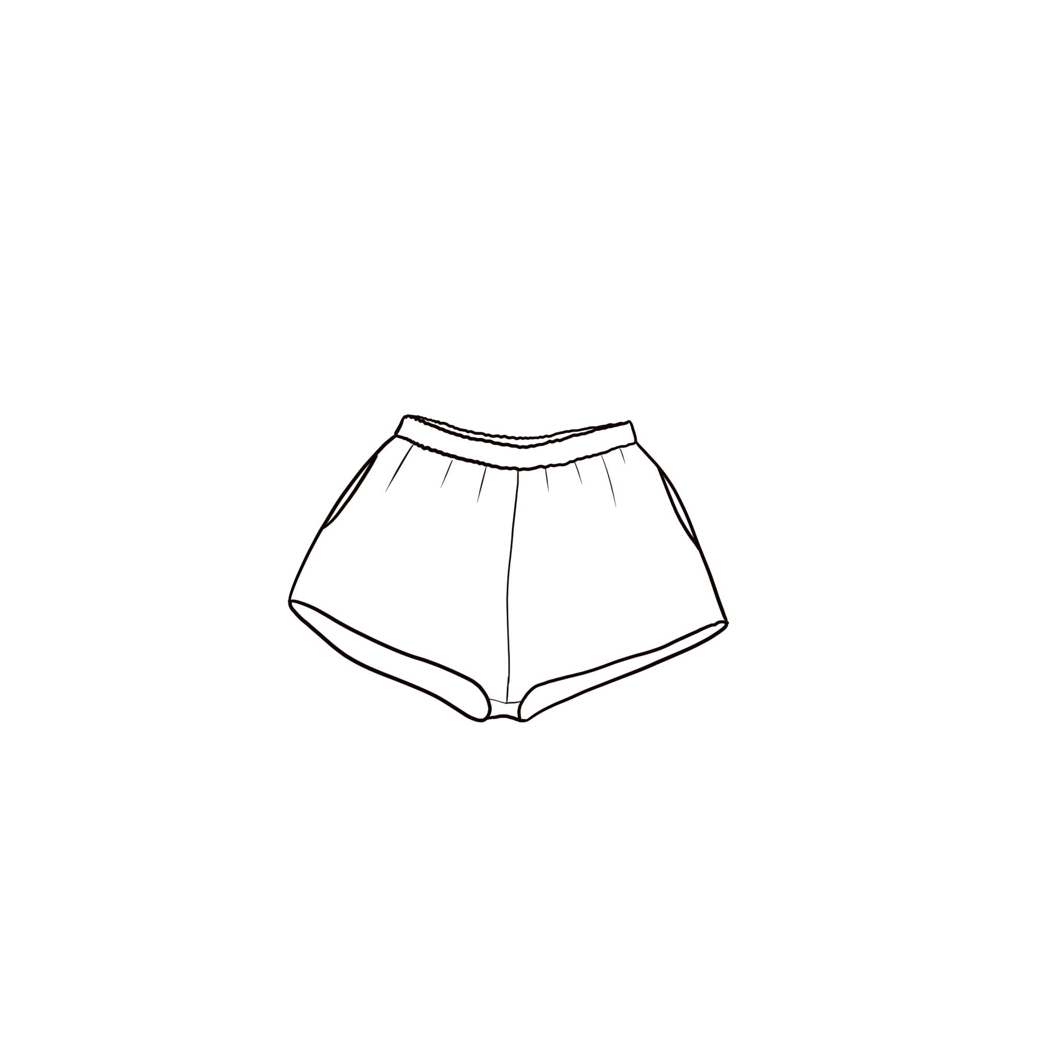 Elka Short Pants - Baby - DS Double Saloo - S007 Dusty Pink