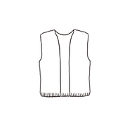 Francy Gilet - Women - MO Mohair - S018 Powder