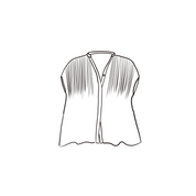 Lucille Shirt - Women - SS Simple Saloo - S100 Raw