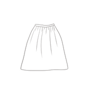 Luma Long Skirt - Women - DS Double Saloo - S000 Natural
