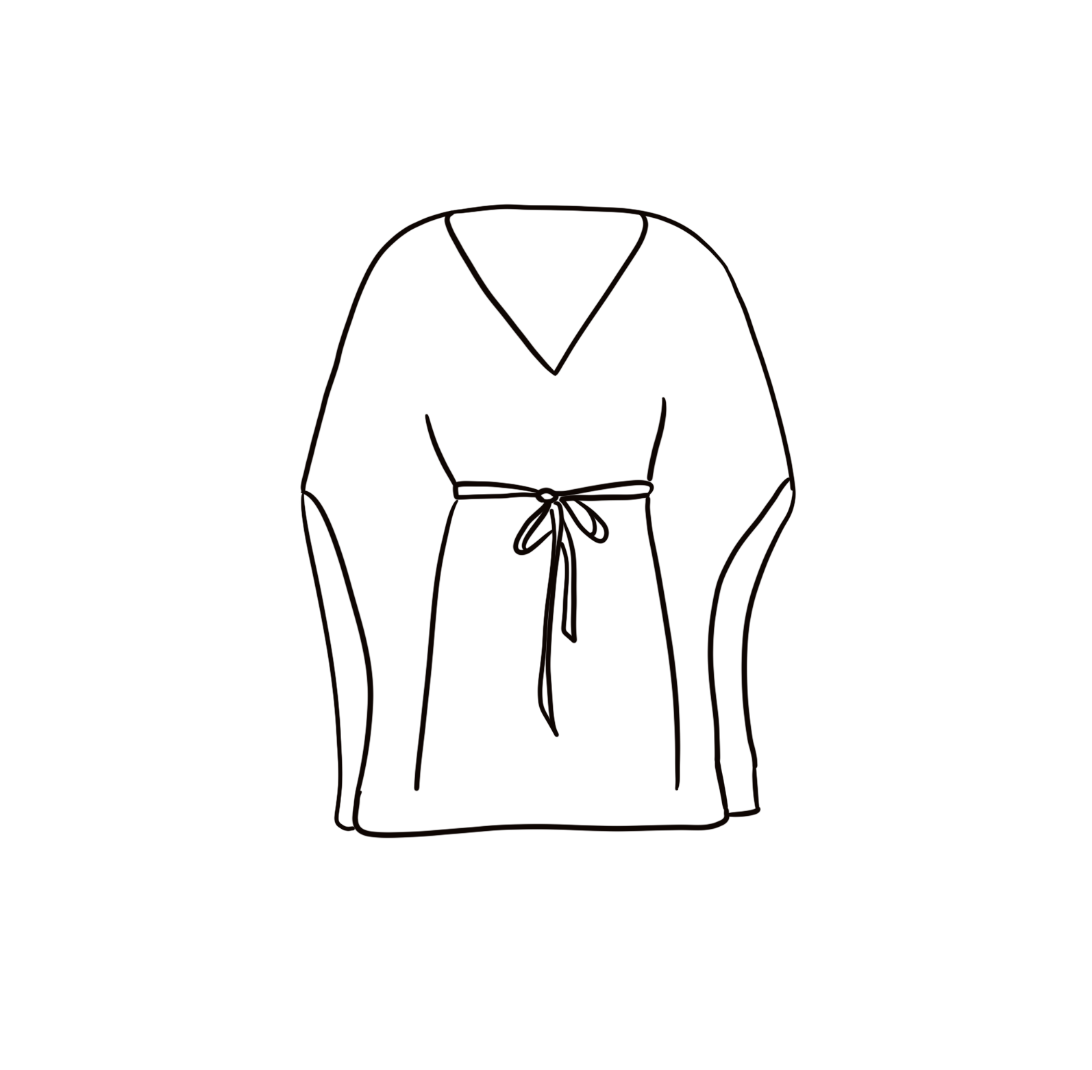 Mellina Short Dress - Women - HS Habotai Silk - S000 Natural