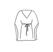 Mellina Short Dress - Women - HS Habotai Silk - S000 Natural