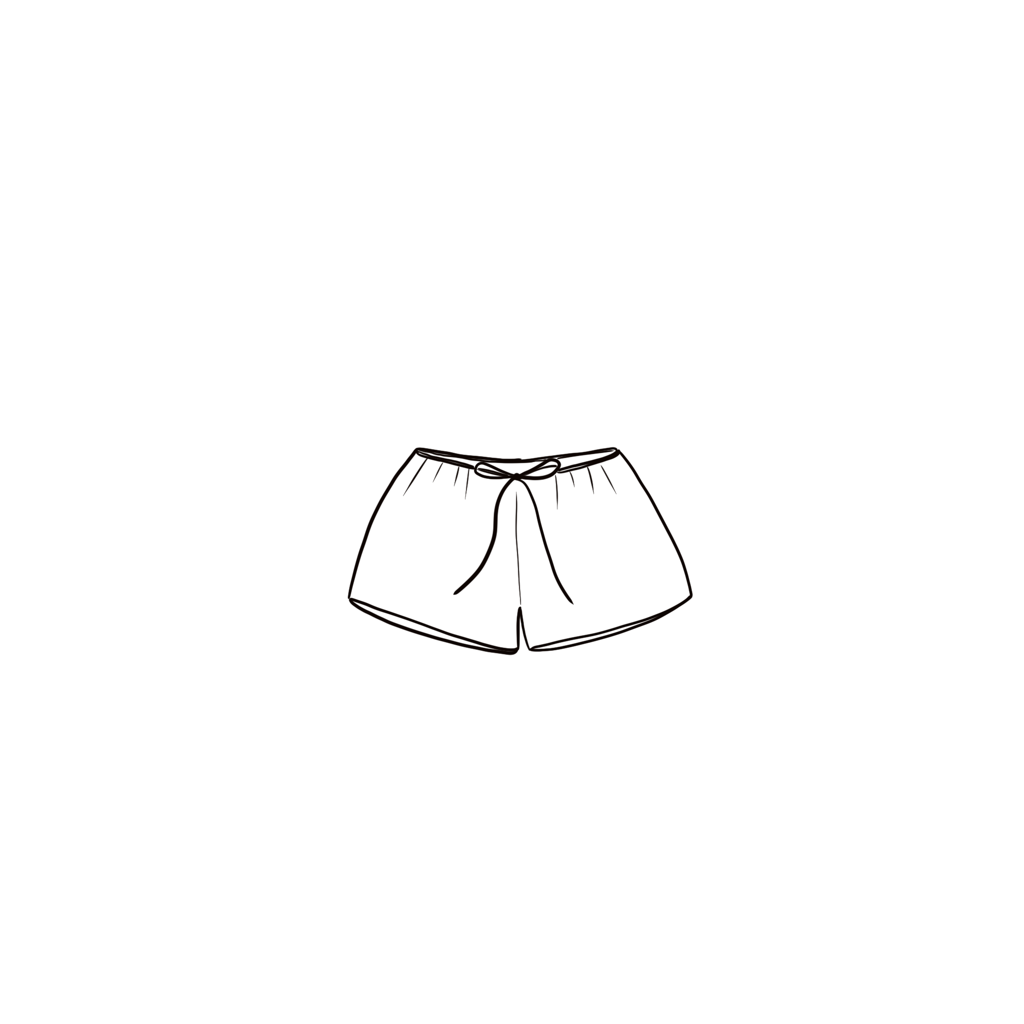 Noa Shorts - Women - HS Habotai Silk 40 - S000 Natural