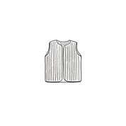 Nora Vest - Women  - SV Silk Velvet - S007 Dusty Pink