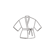Yoko Kimono - Women - HS Habotai Silk 40 - S050 Antique Bronze
